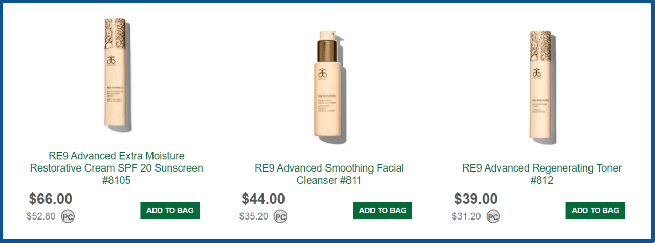 Arbonne Review-products