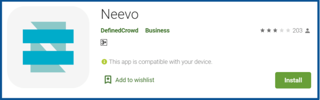 Neevo review-google play