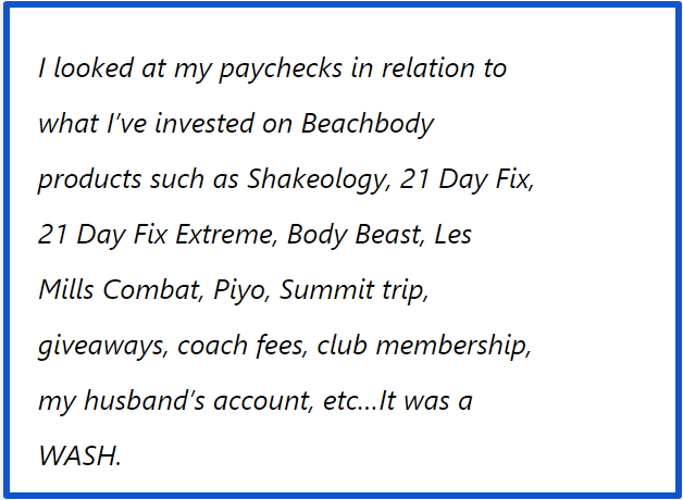 beachbody review-negative comments