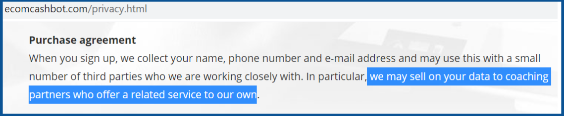 eCom-Cash-Bot-Review-sell your data