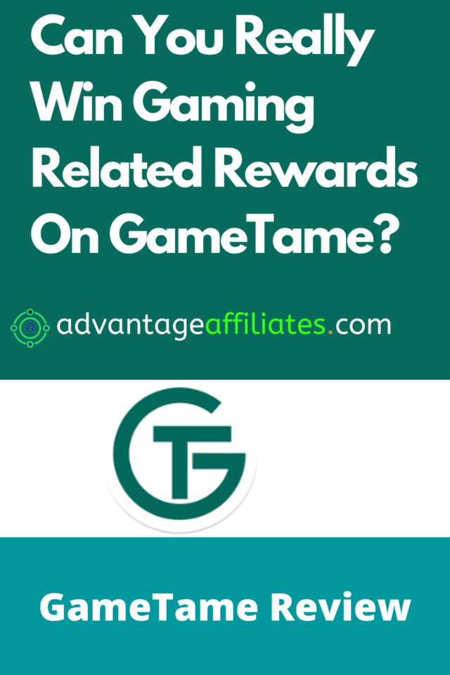GameTame Review-pin