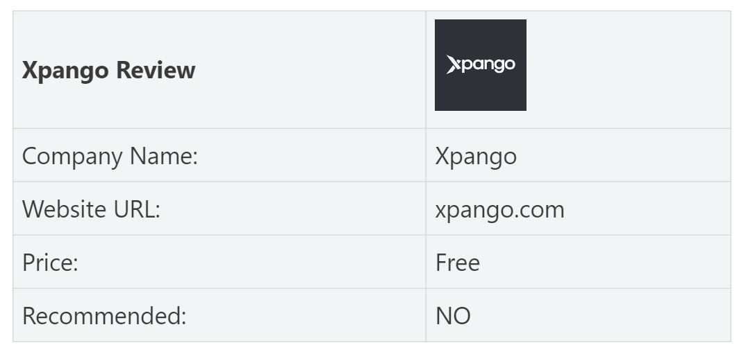 xpango review-summary-