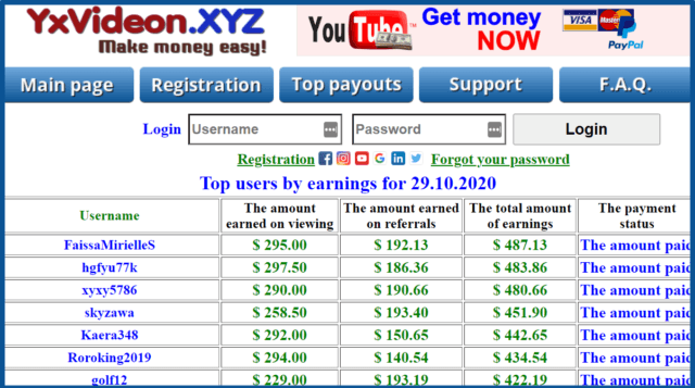 review-yxvideon-xyz-top payouts