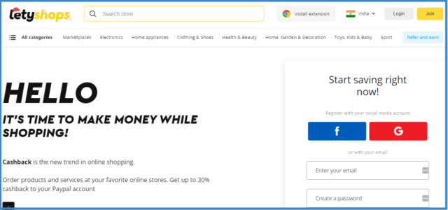 Cashback-service-LetyShops-in-India
