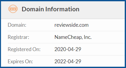 Whois reviewside