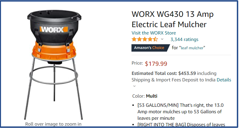 Electric-Leaf-Mulcher-Patio-Lawn-Garden