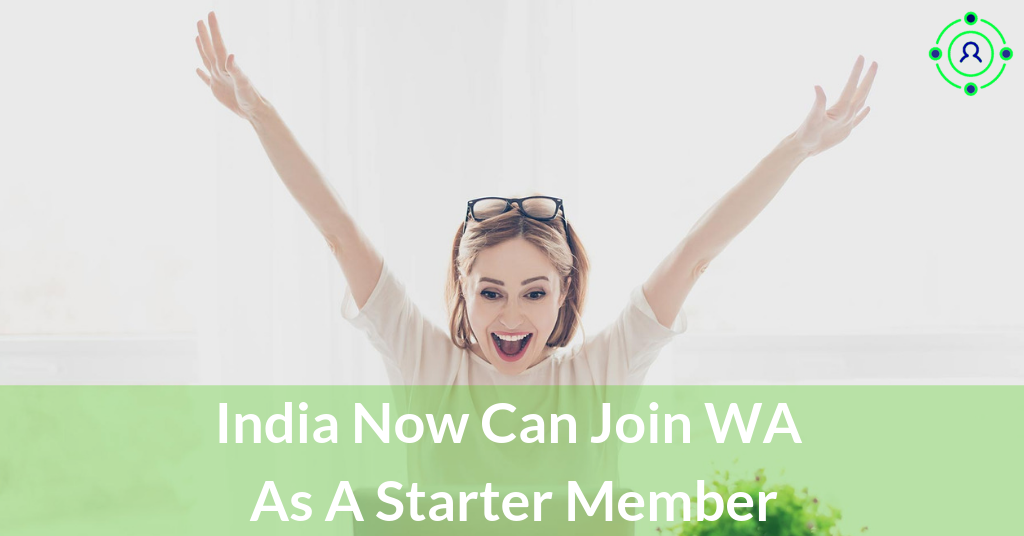 India now can join WA as a Starter Member