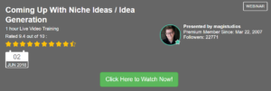 Coming Up With Niche Ideas Idea Generation Wealthy Affiliate