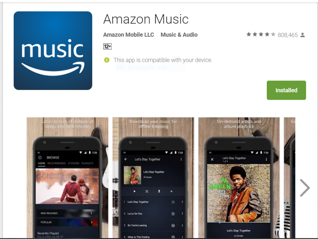 prime music app android