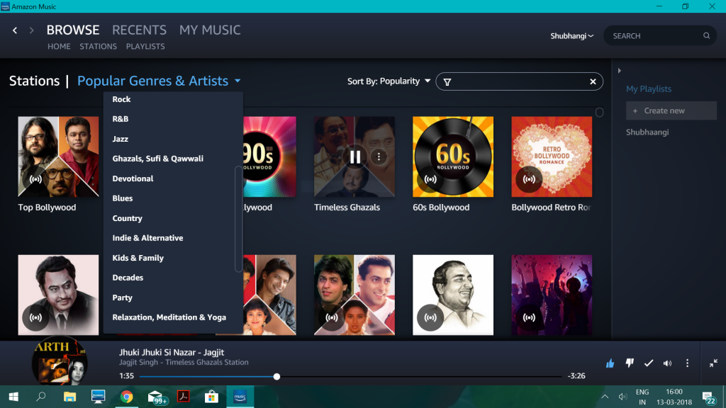 Amazon Prime Music Streaming Ad Free and Unlimited Offline Downloads