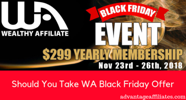 Should You Take WA Black Friday Offer