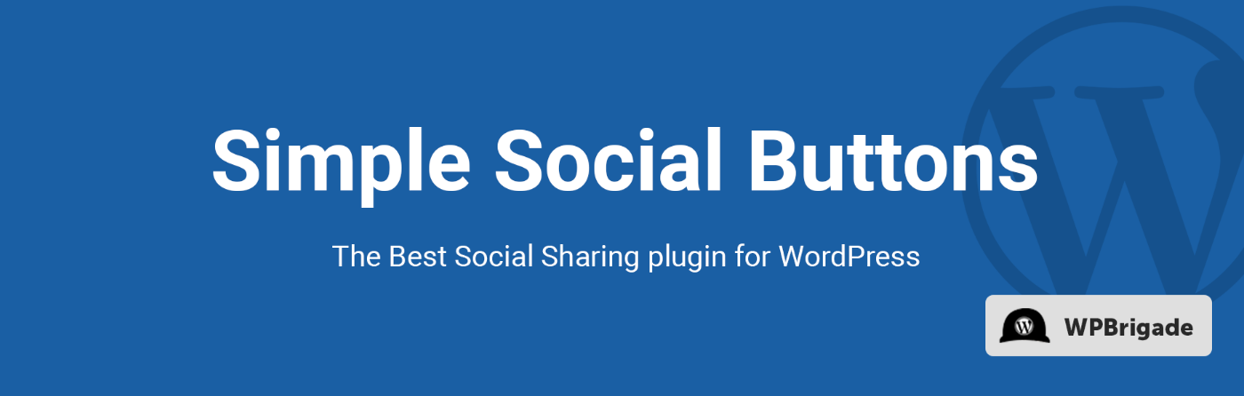 Simple Social Media Share Buttons – Social Sharing for Everyone – WordPress plugin WordPress org