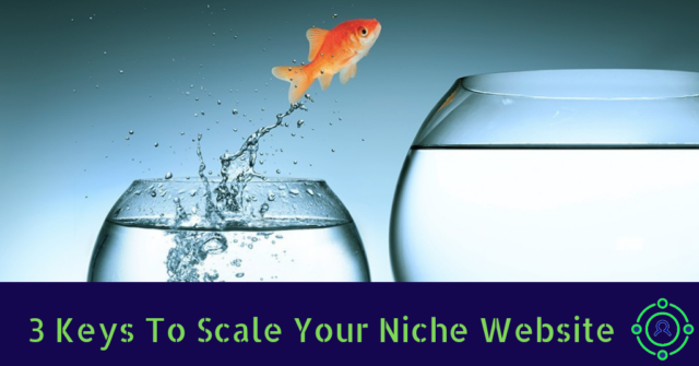 3 keys to scale your niche website