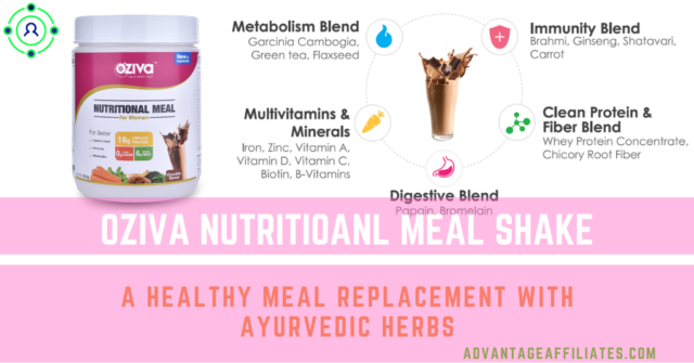 oziva Nutritioanl Meal Shake