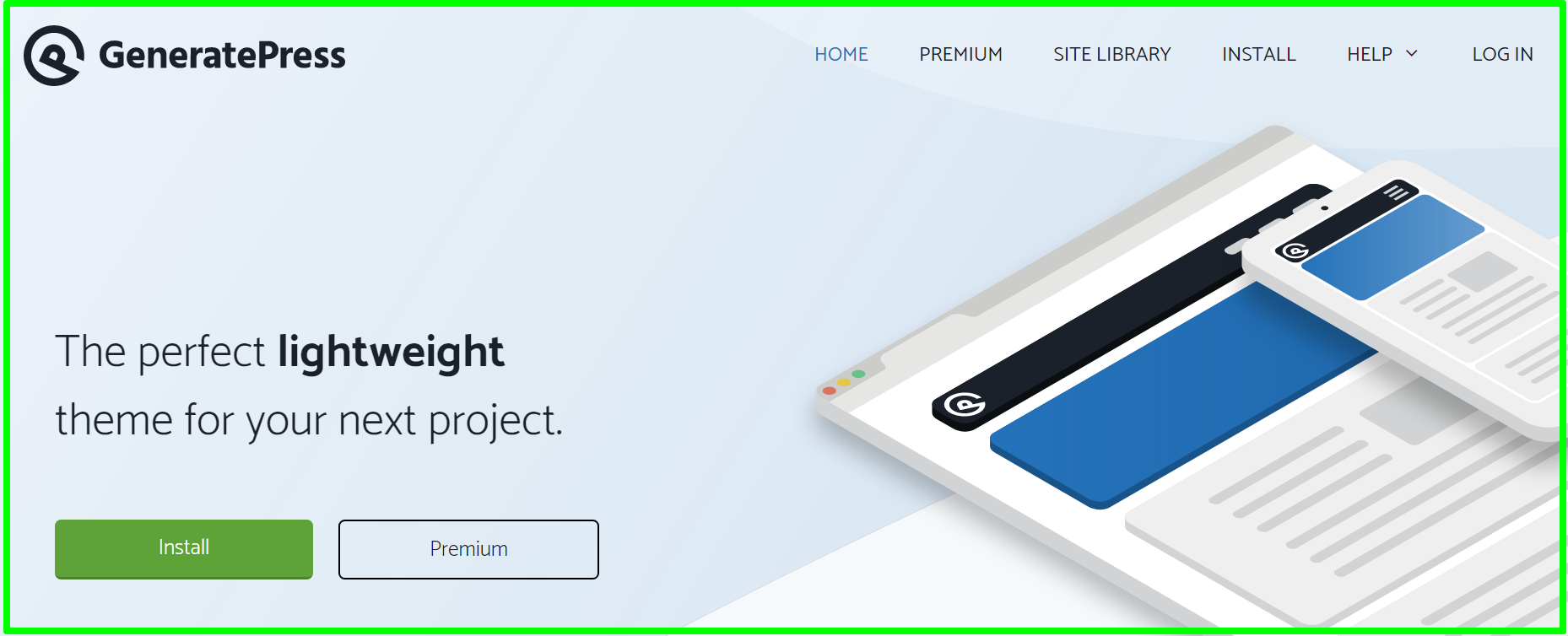 GeneratePress - Lightweight Responsive WordPress Theme