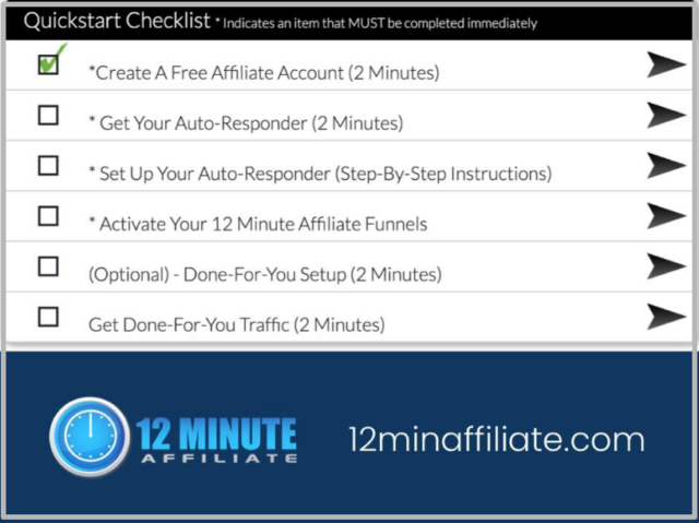 12 minute affiliate done for you system