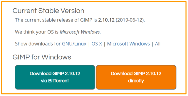 gimp download