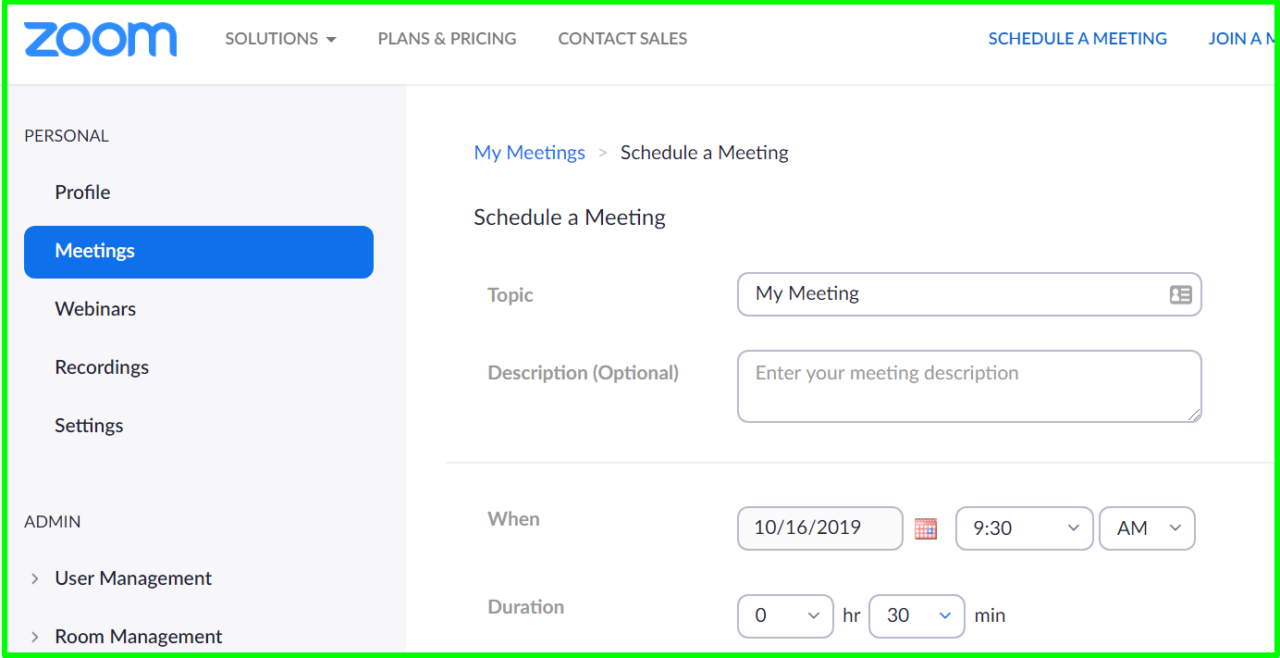 login to zoom meetings