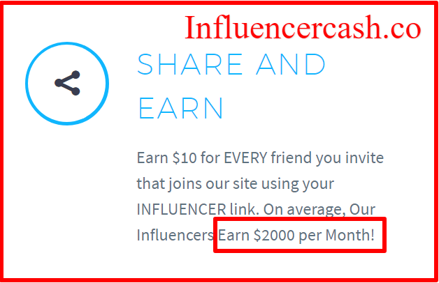 over hyped income claims by influencer cash