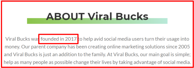 about viral bucks