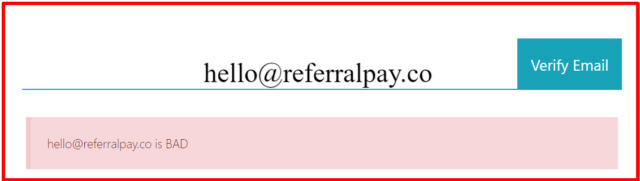 fake email referral pay