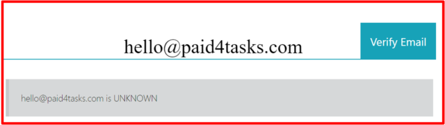 fake email address by paid 4 tasks
