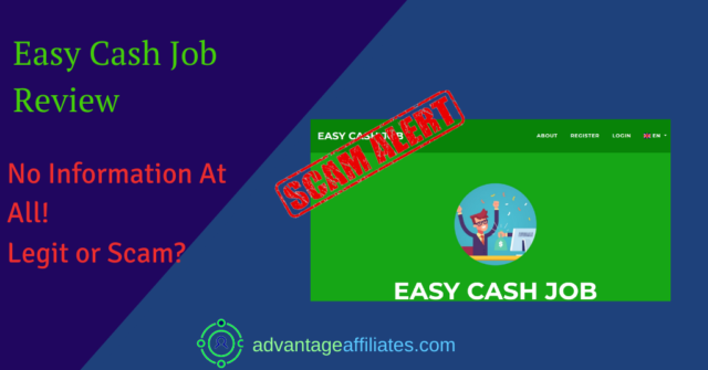 feature image of easy cash job