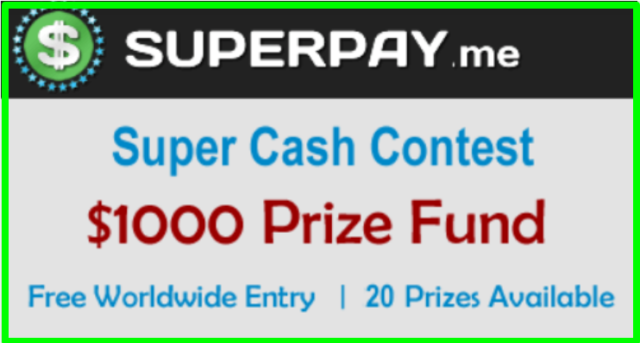 cash contest on superpay.me