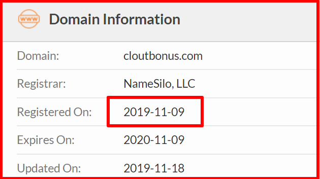 whois of cloutbonus