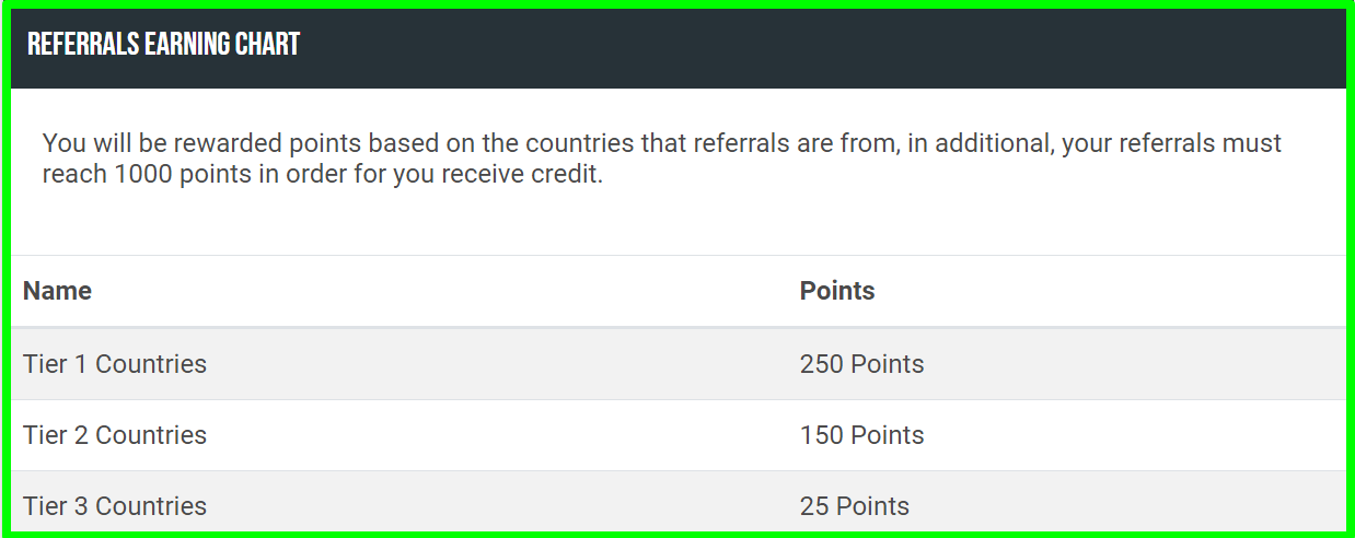 3 tier referral chart of zommbucks