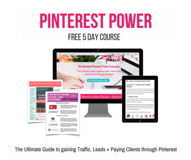 pinterest power free 5 day course