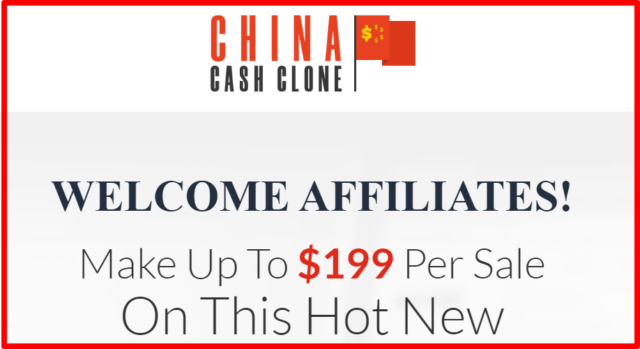 affiliate commission for china cash clone