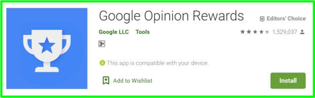 google opinion rewards app review