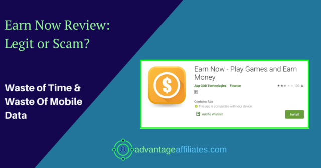 review of earn now