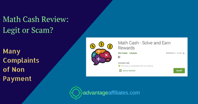 review of math cash