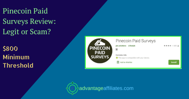 review of pinecoin paid surveys