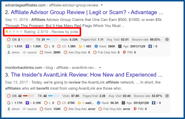 review by advantage affiliates - Google Search