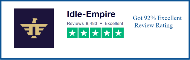 review idle empire-excellent rating on trustpilot
