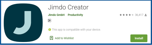 Top Blogging Apps-Jimdo-Creator-Apps-on-Google-Play