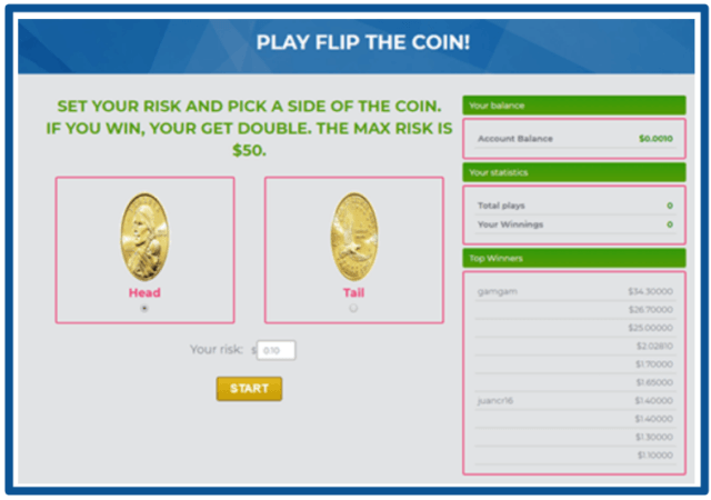 IndexClix-Review-flip the coin game
