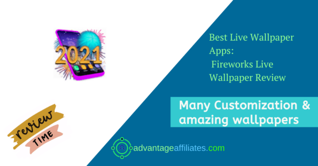 Best Apps For New Year Live Wallpapers- Fireworks Live wallpaper Feature Image
